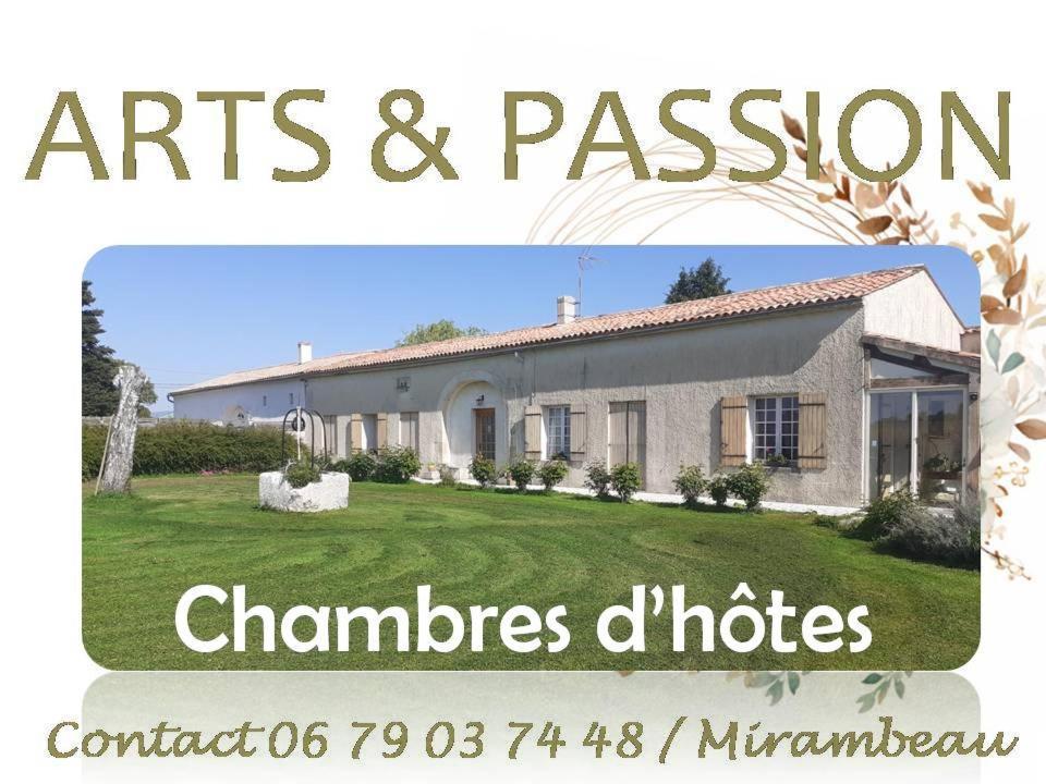 Arts & Passion Bed & Breakfast Mirambeau  Luaran gambar